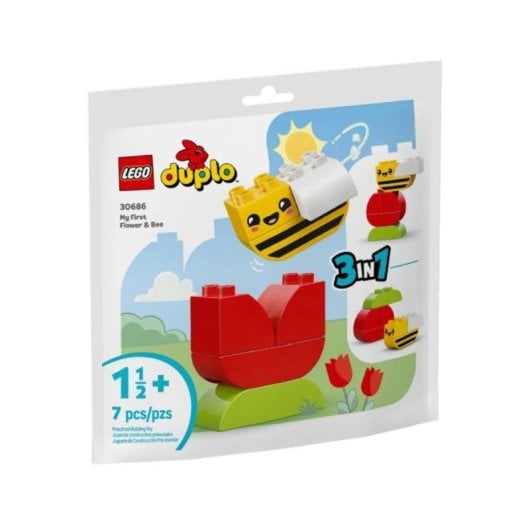 Bauset LEGO DUPLO 30686 Mi Primera Flor und Biene einfache Montage kreativ