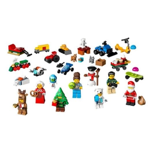 Adventskalender LEGO City 60475 24 Überraschungen Spielfiguren Mini-Modelle
