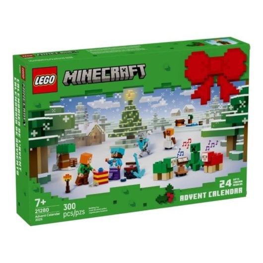 Calendario de Adviento Lego Minecraft 21280 Minifiguras y Accesorios Exclusivos
