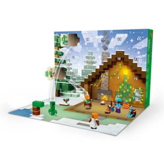 Calendario de Adviento Lego Minecraft 21280 Minifiguras y Accesorios Exclusivos