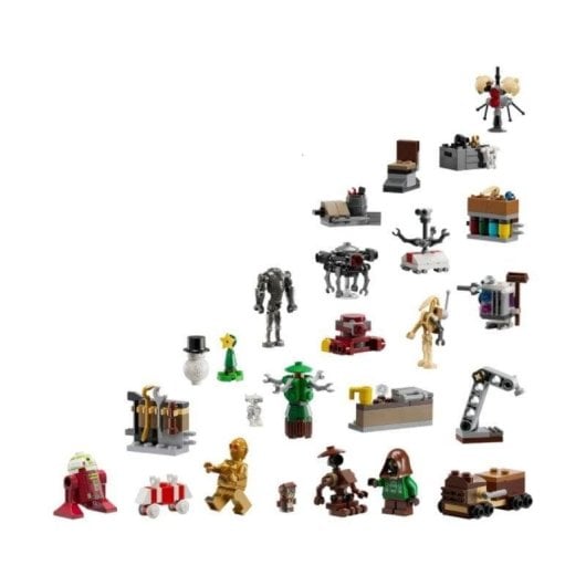 LEGO Star Wars 75418 Calendrier de l’Avent Atelier Droids nombre de pièces non spécifié
