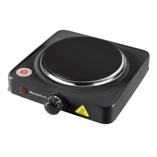 Placa Elétrica Melchioni Family Cook 1 1000W Ferro Fundido Termostato LED Preto