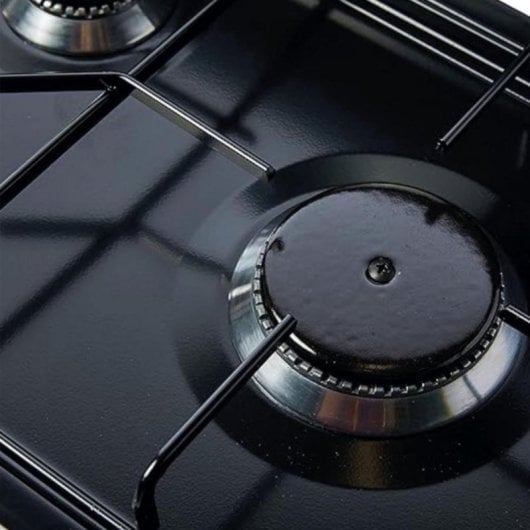 Hornillo a gas Melchioni Family Minerva New 3 portátil 3 quemadores exterior negro