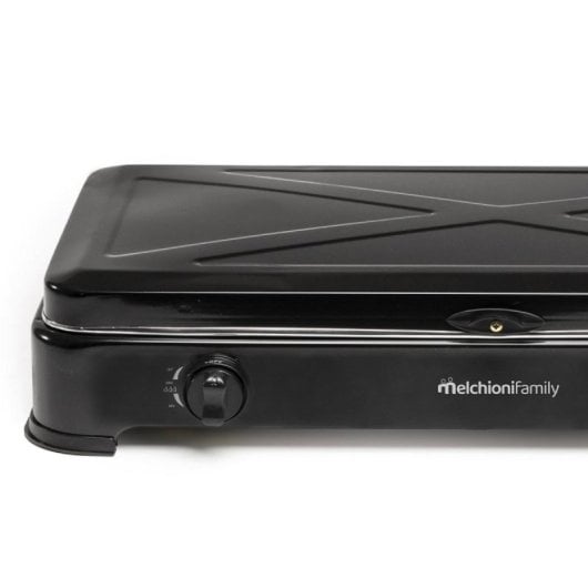 Gaskocher Melchioni Family Minerva New 2 tragbar 2 Hochleistungsbrenner schwarz