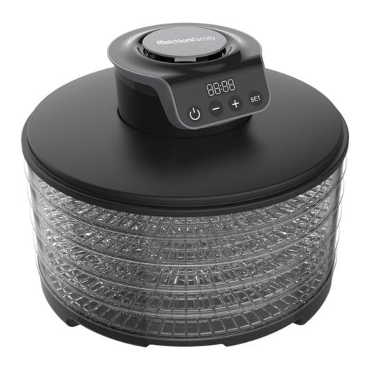 Desidratador Melchioni 118320004 250W 5 Bandejas Digitais Preto Compacto