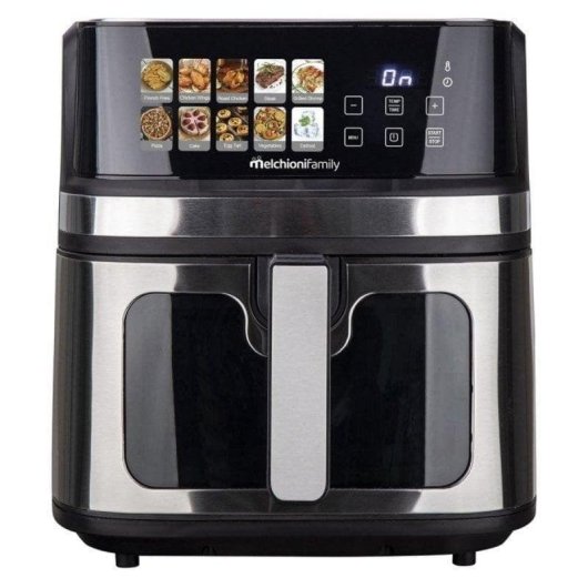 Air Fryer Melchioni Gaia Plus 8L 2200W Dupla Resistência LED