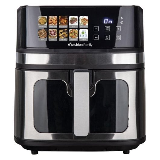 Air Fryer Melchioni Gaia Plus 8L 2200W Dupla Resistência LED