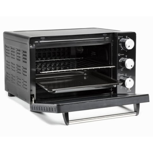 Horno eléctrico Melchioni Enjoy 31 31L Negro ventilado doble vidrio grill timer 1500W