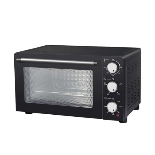 Horno eléctrico Melchioni Enjoy 24 24 L Negro con grill ventilado y panel doble vidrio