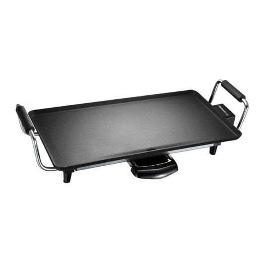 Placa de Cozinha Melchioni Atena 2000W Superfície Antiadherente 43x23 cm Termostato Preto