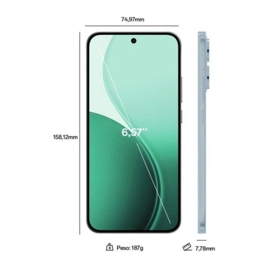 OPPO Reno14 FS 5G 12GB 512GB 6.57" Azul Ópalo