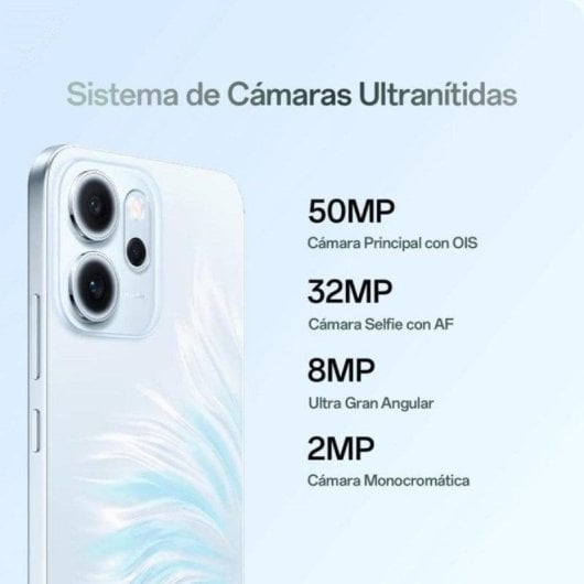 OPPO Reno14 FS 5G 12GB 512GB 6.57" Azul Ópalo