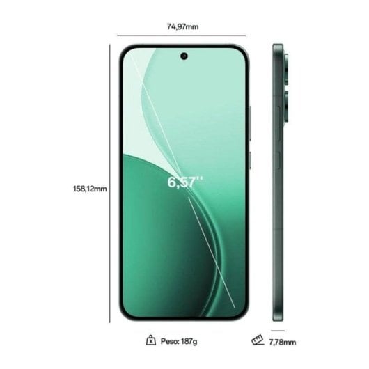 OPPO Reno14 FS 5G 12GB 512GB 6.57" Verde