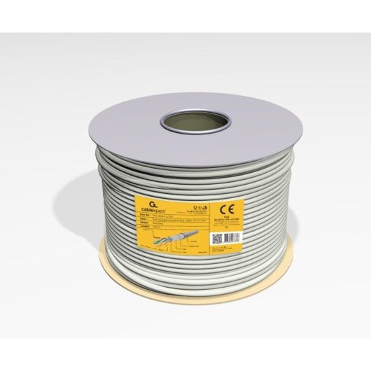Cavo LAN Gembird CAT6 FTP 100m schermato F/UTP CCA Grigio