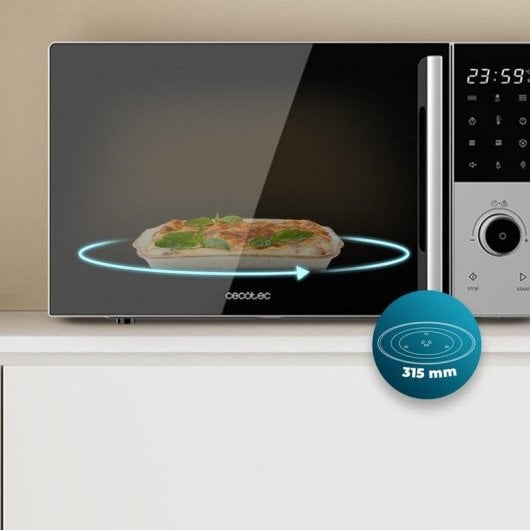 Microondas Cecotec Proclean 2500 25L 850W Con Grill 8 Programas Convección