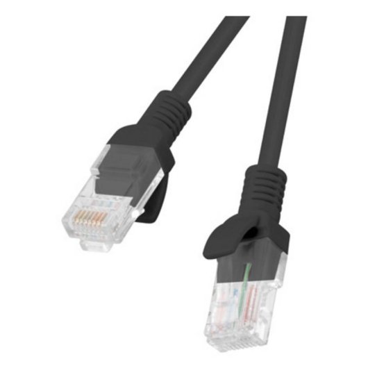 Netzwerkkabel Lanberg PCU5-20CC-0200-BK 2 m Cat5e U/UTP RJ-45 Schwarz