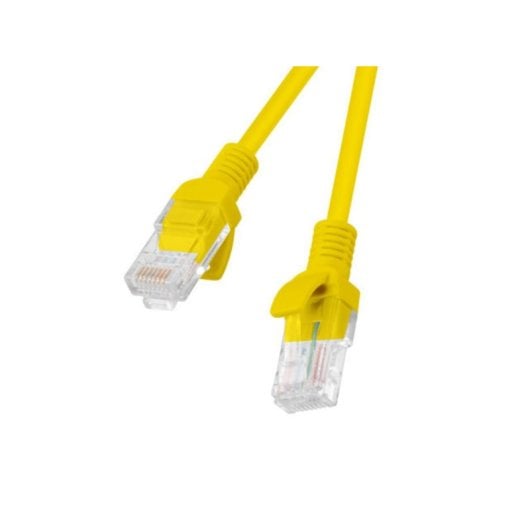 Cable de red Lanberg PCU5-20CC-0050-Y Cat5e 0,5 m UTP RJ-45 Amarillo
