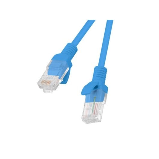 Cavo di rete Lanberg PCU5-20CC-0200-B 2 m Cat5e UTP RJ-45 Blu