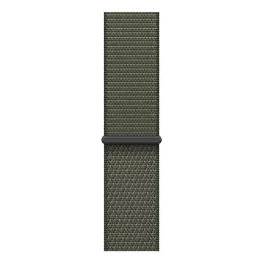 Bracelet Apple MFFJ4ZM/A Sport Loop Vert Nylon Recyclé pour Apple Watch 44/45/46/49 mm