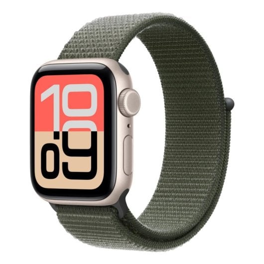 Bracelet Sport Loop Apple MFF74ZM/A Vert réglable pour Apple Watch 38/40/41mm
