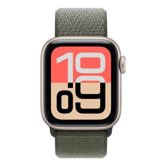 Bracelet Sport Loop Apple MFF74ZM/A Vert réglable pour Apple Watch 38/40/41mm