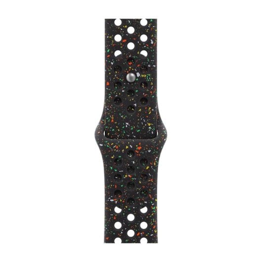 Bracelet Apple MGC24ZM/A Nike Sport Noir S/M Aluminium Fluoroélastomère Apple Watch 44mm 45mm 46mm 49mm