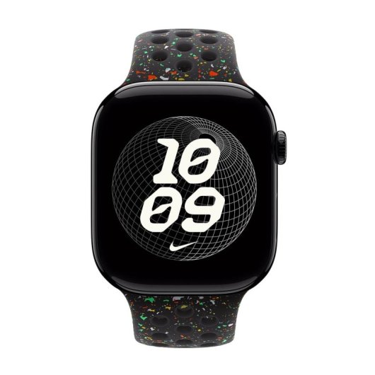 Bracelete Nike Sport Apple MGC34ZM/A para Apple Watch 44mm 45mm 46mm 49mm Preto M/L