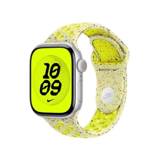 Bracelet Apple MGAA4ZM/A Nike Sport Jaune Aluminium Fluoroélastomère Taille M/L
