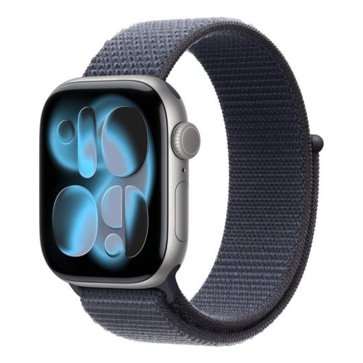 Bracelet Loop Sport Apple MFFC4ZM/A Nylon Recyclé Bleu pour Apple Watch 38/40/41/42mm