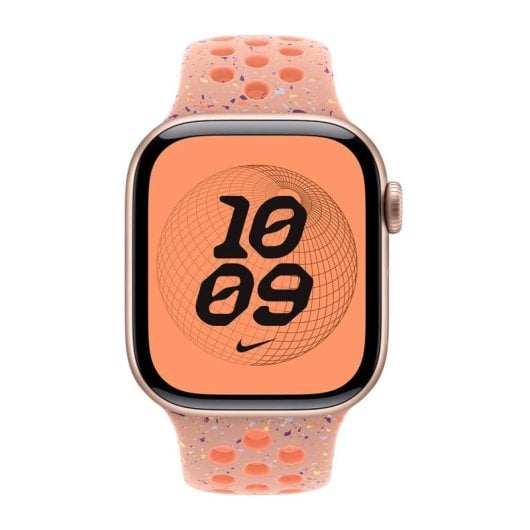 Bracelet Nike Sport MGAQ4ZM/A Rose S/M Aluminium/Fluoroelastomer pour Apple Watch