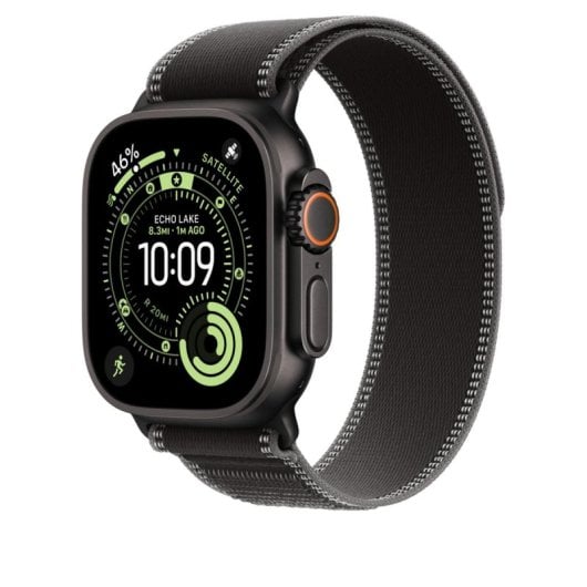 Correia Apple MG9U4ZM/A Nylon Refletor M/L Compatível Apple Watch 44-49mm Preto