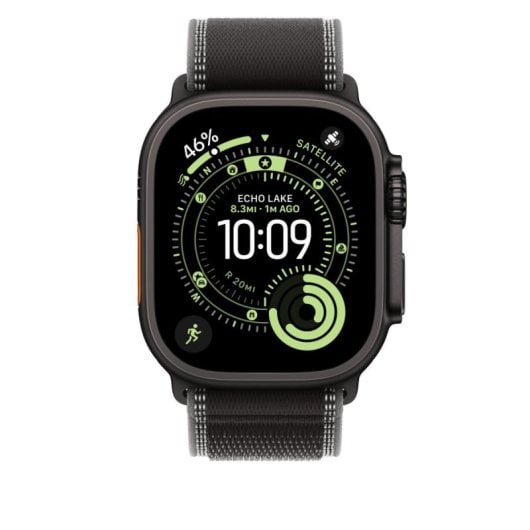 Correia Apple MG9U4ZM/A Nylon Refletor M/L Compatível Apple Watch 44-49mm Preto