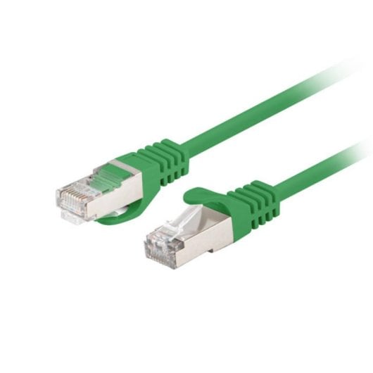 Cable de Red Lanberg PCF6-20CC-0025-G Cat6 0,25 m Verde UTP RJ-45 a RJ-45