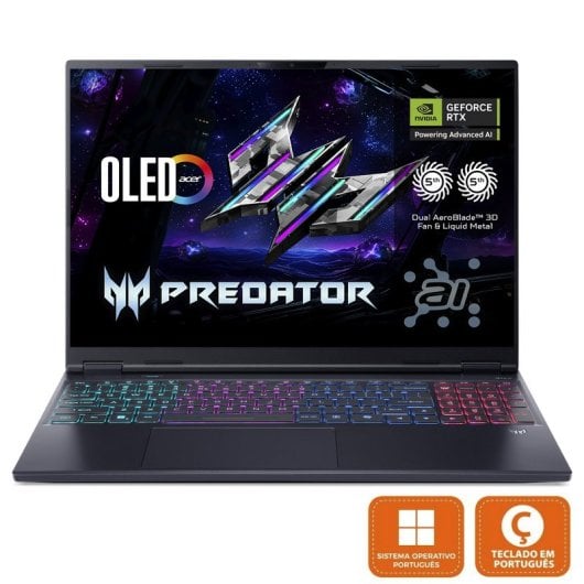 Acer Gaming Predator Helios Neo 16S AI PHN16S-71 Intel Core Ultra 9 275HX/32GB/1TB SSD/RTX5070/16" (PT)