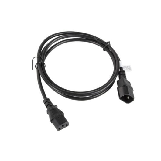 Cable de alimentación Lanberg CA-C13E-11CC-0018-BK 1,8 m C13 hembra a C14 macho negro