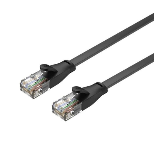 Cavo di rete UNITEK C1811GBK 3 m Cat6 RJ-45 Nero contatti dorati PVC