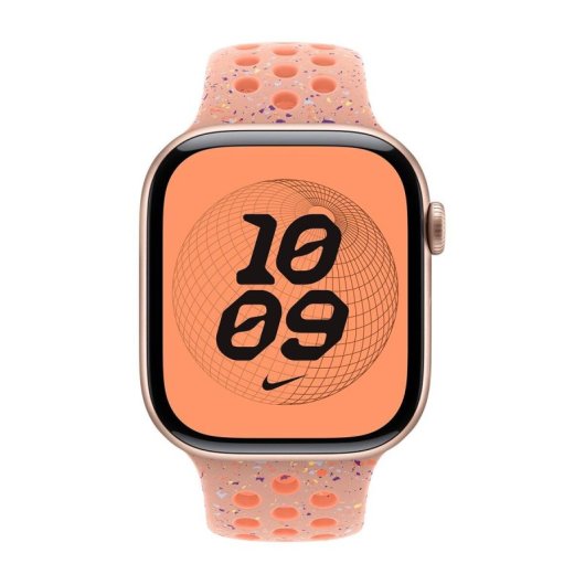 Armband Apple Nike Sport Band Alpenglow Pink M/L für Apple Watch 44-49mm Aluminium Fluoroelastomer