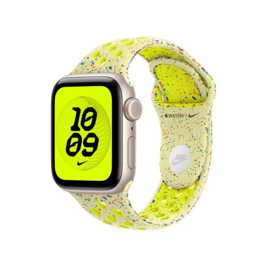 Cinturino Apple Nike Sport MG9V4ZM/A S/M Giallo Alluminio Fluoroelastomero
