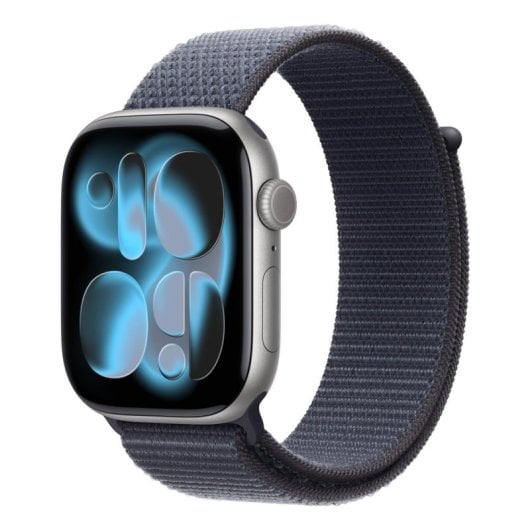 Bracelet Apple MFFH4ZM/A Loop Sport Nylon Bleu pour Apple Watch 44/45/46/49 mm
