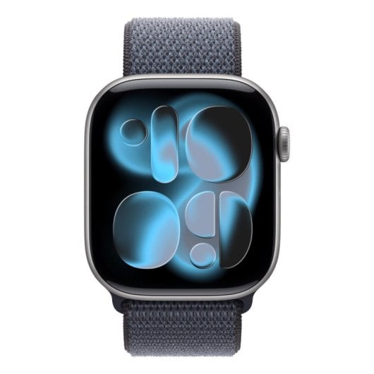 Bracelet Apple MFFH4ZM/A Loop Sport Nylon Bleu pour Apple Watch 44/45/46/49 mm