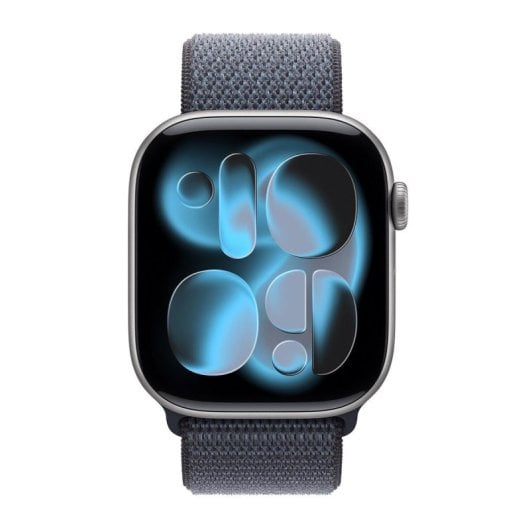 Bracelet Apple MFFH4ZM/A Loop Sport Nylon Bleu pour Apple Watch 44/45/46/49 mm