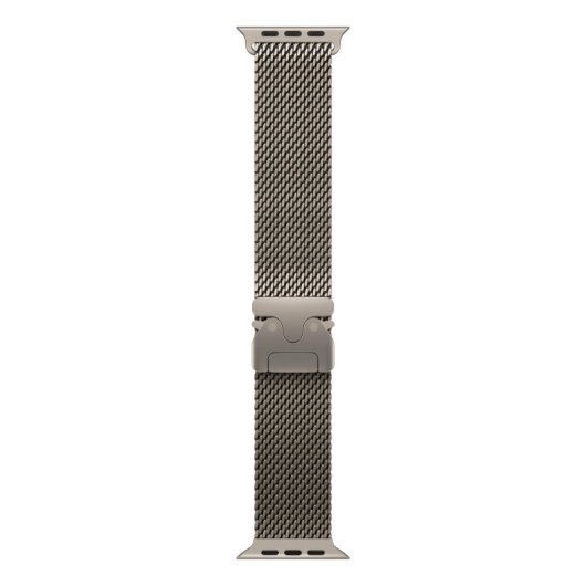 Bracelet Apple MGHQ4ZM/A Titanium Milanese Loop pour Apple Watch 44/45/46/49 mm