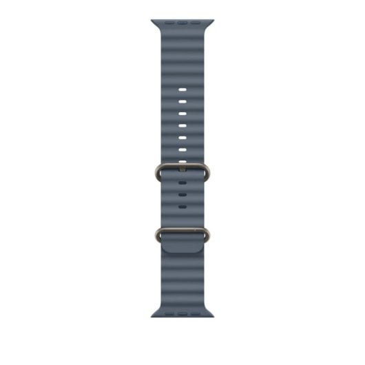 Bracelete Apple Ocean Anchor Blue 44-49 mm Elastómero Titânio