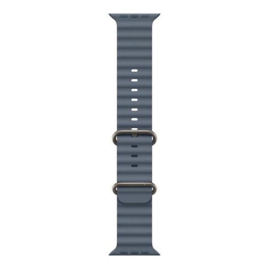 Bracelete Apple Ocean Anchor Blue 44-49 mm Elastómero Titânio