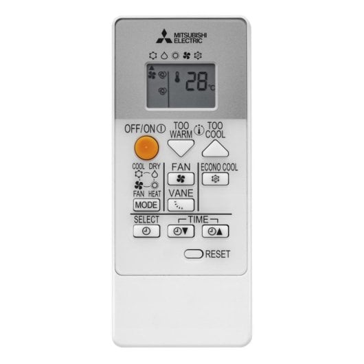 Ar Condicionado Split Mitsubishi MSZ-HR25VFK 8.600 BTU A++ Inverter Quente e Frio Wi-Fi