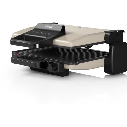 Griglia elettrica Bosch TCG3302 alluminio 2000W superficie ceramica 310x220mm apertura 180°