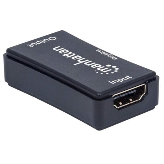 Repetidor HDMI Manhattan 4K 4096x2160 Pixeles 40 m HDCP Micro-USB B