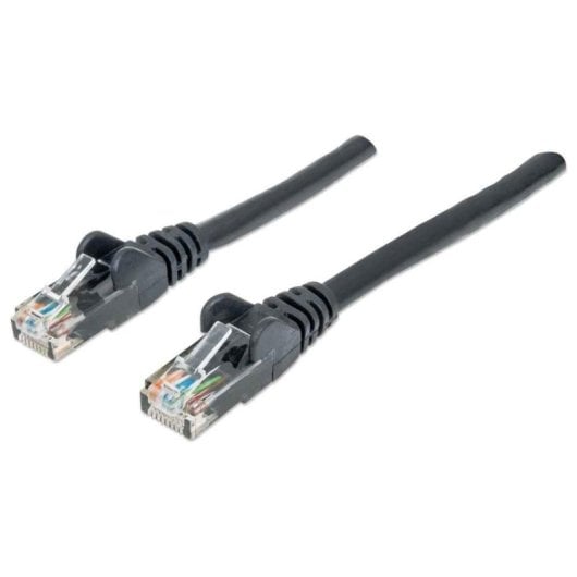 Cable de red Intellinet Cat6 UTP 3 m RJ-45 negro contactos oro