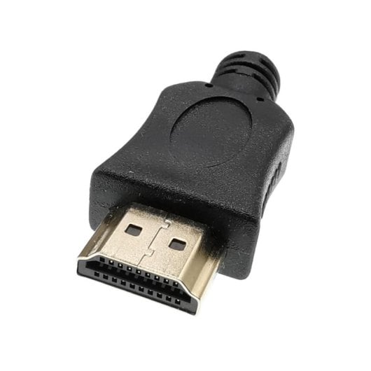Cavo HDMI Alantec AV-AHDMI-2.0 2 m HDMI 2.0 18 Gbit/s Placcato Oro Nero