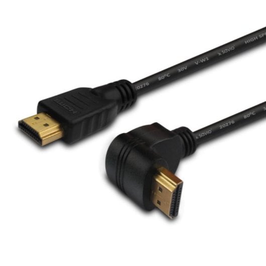 Cable HDMI Savio CL-04 1,5 m con conectores angulados 4K ARC Ethernet